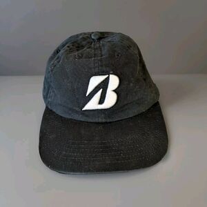 Bridgestone Golf e6 Adjustable Cap Hat Embroidered Strapback Black